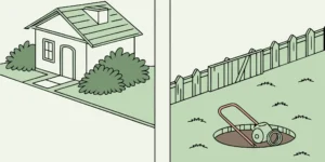 A Cinch gopher trap set in a lawn, a top choice vs other brands.