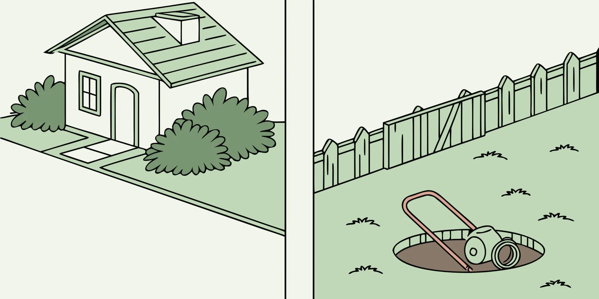 A Cinch gopher trap set in a lawn, a top choice vs other brands.