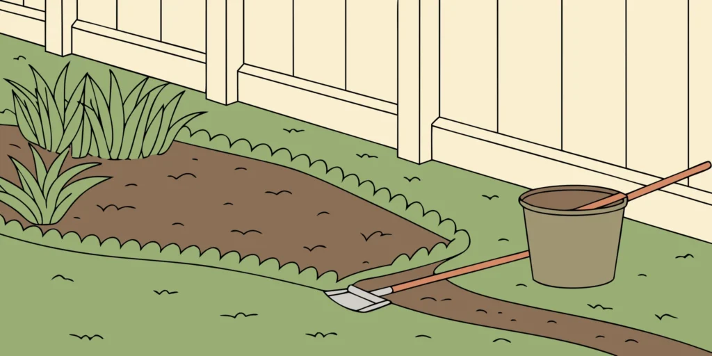 Gopher trap set in a Eugene, Oregon lawn near an active gopher tunnel.