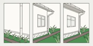 A diagram of a yard showing the best locations to set a harpoon mole trap in active tunnels.