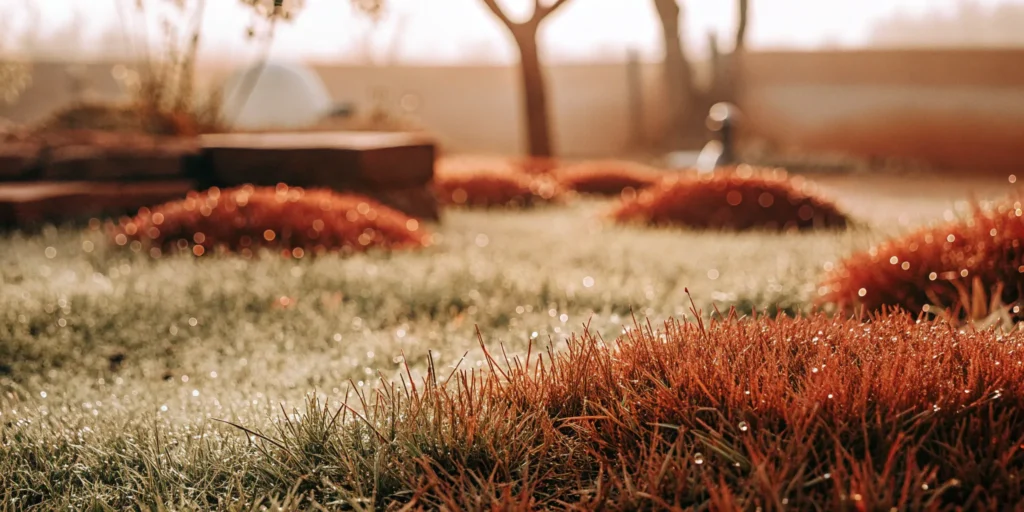 Gopher mounds in a yard, prompting a review of the most effective gopher traps.